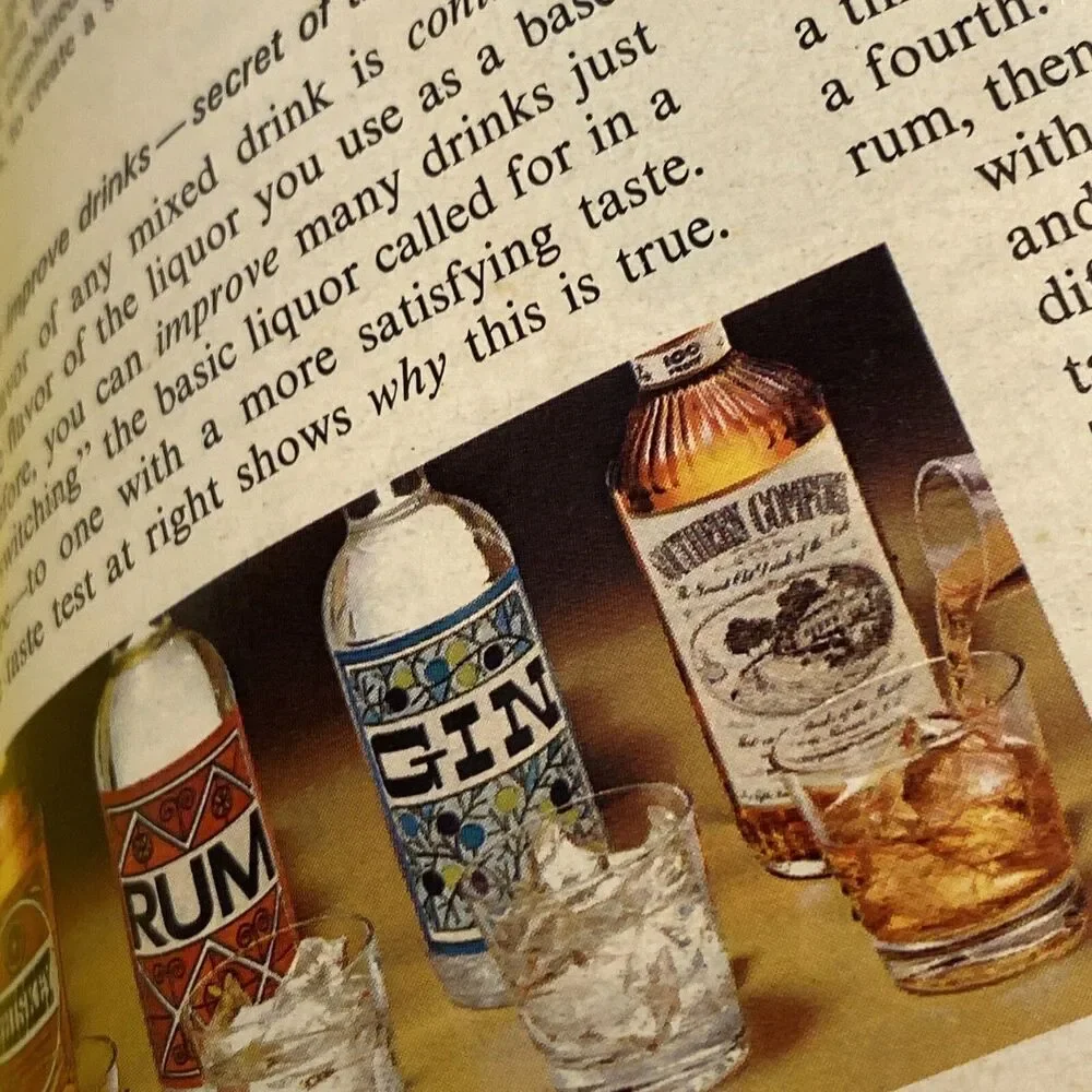 Vintage Bar Alcohol Ephemera SPIRIT OF 76 HAPPY HOUR GUIDE Booklet Recipes